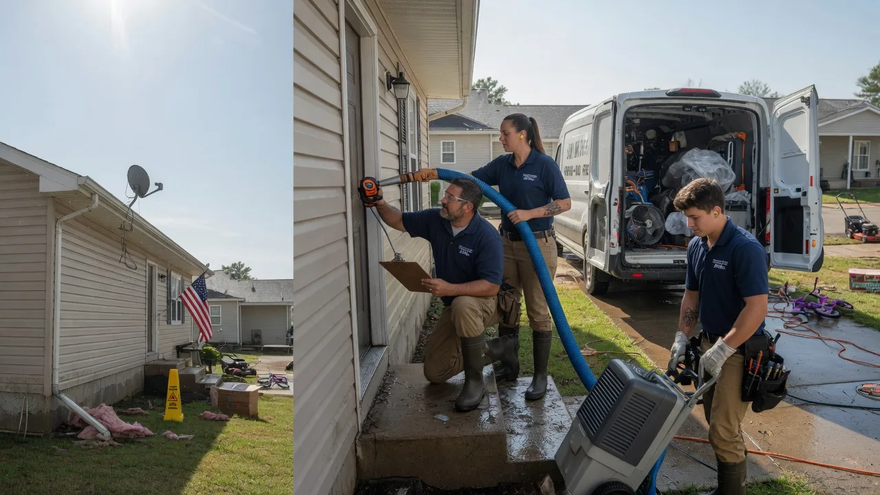 Ceiling Water Damage Restoration in Pleasant Hill, IL near me